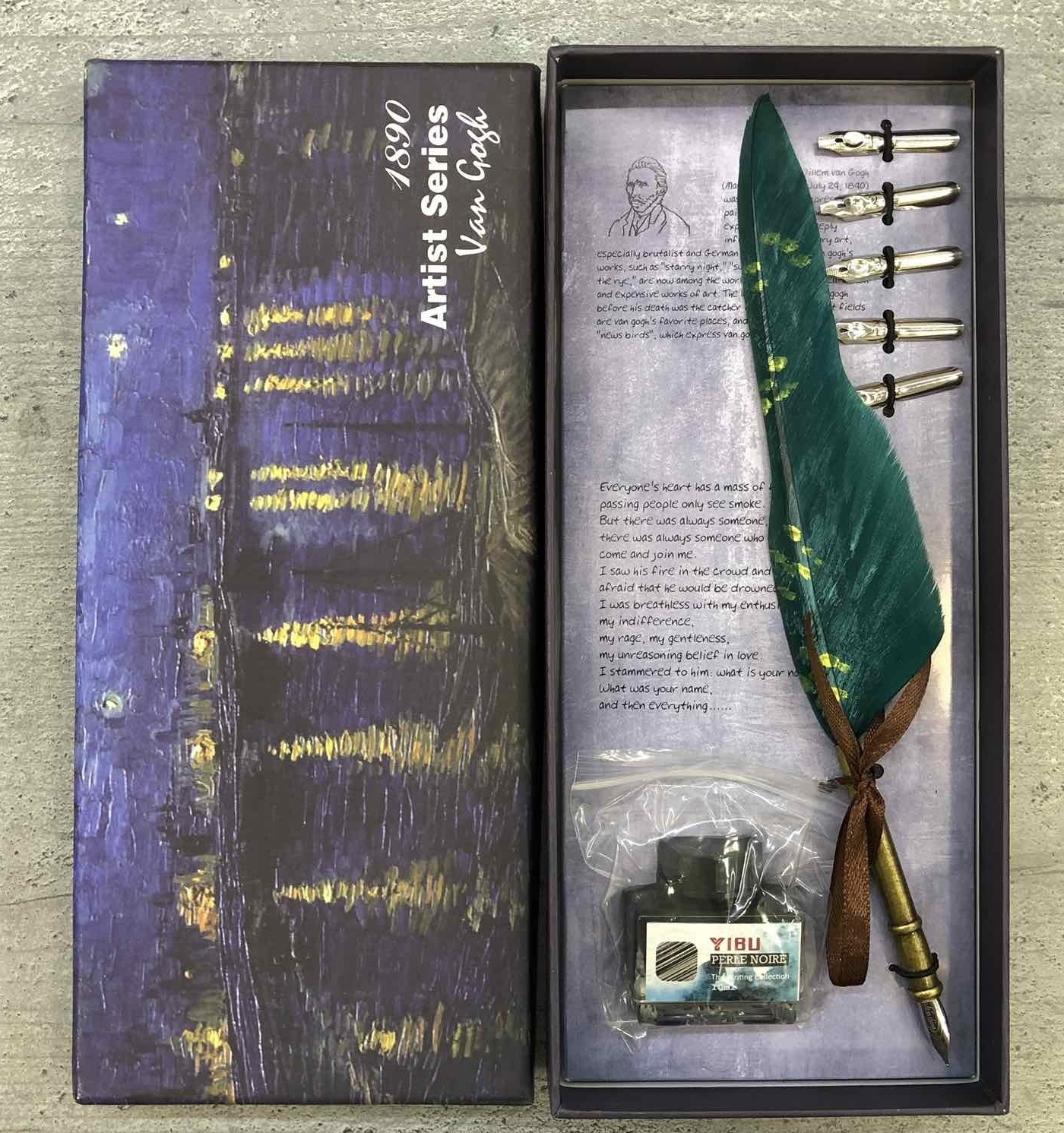 

Ручка перьевая Dip Pen винтажная Синяя