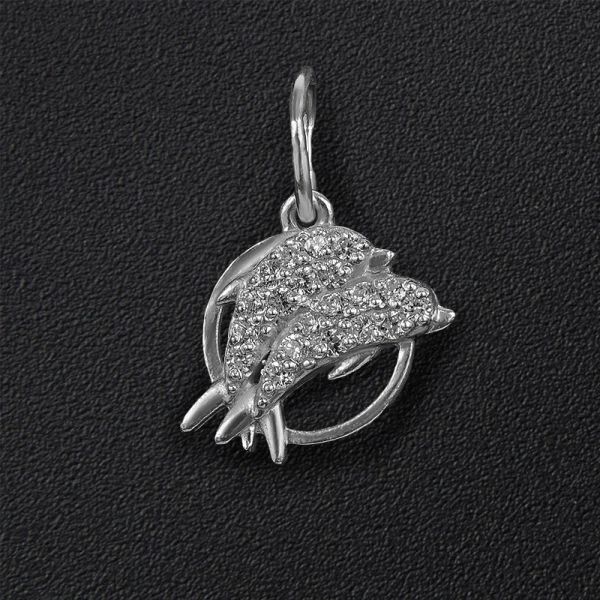 

Серебряный подвес "Дельфинчики" 3148