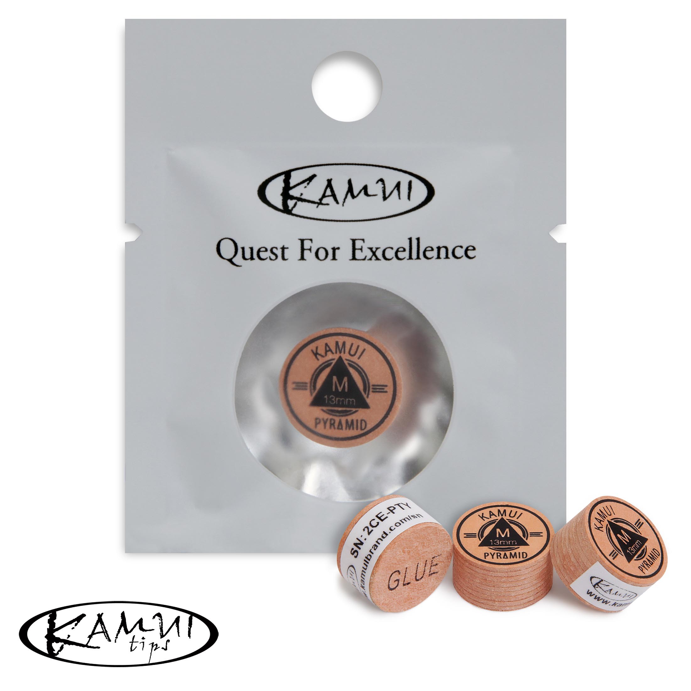 

Наклейка для кия Kamui Pyramid Original Medium
