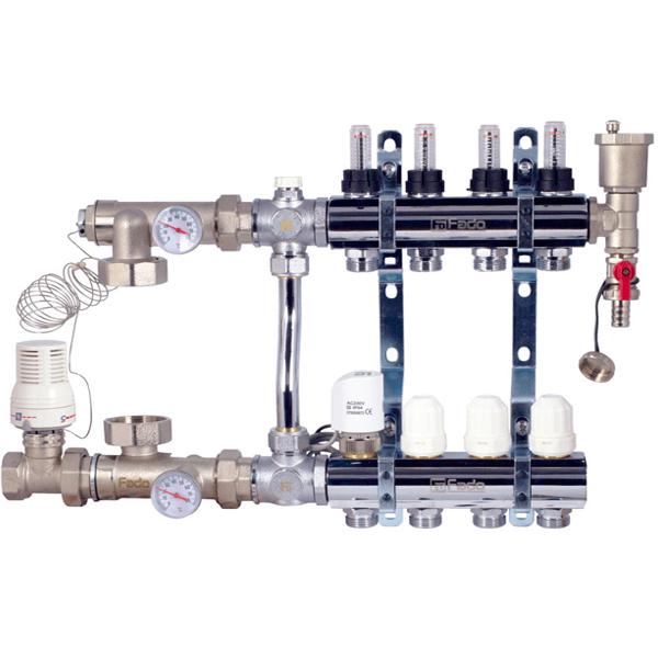 

Комплект системы теплый пол FADO - 2 контура