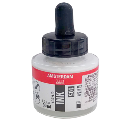 

Туш акрилова AMSTERDAM INK (105) Білила титанові, 30мл, Royal Talens (17201050)