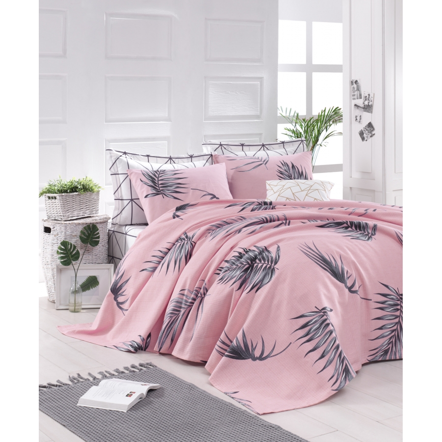 

Покрывало Lotus Home Perfect Vitta розовый 160×235 см турция, хлопок