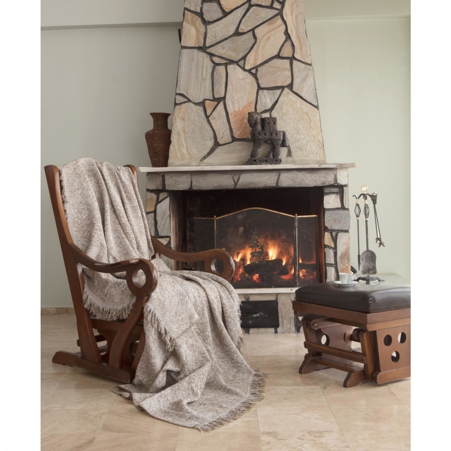

Плед Eponj Home Buldan Keten Linen hardal 170Х220 см турция, хлопок