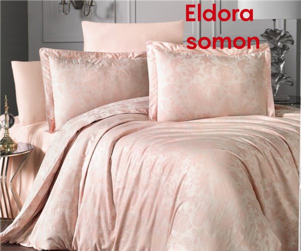 

Постельное белье Altinbasak Eldora Somon Евро турция, жаккард