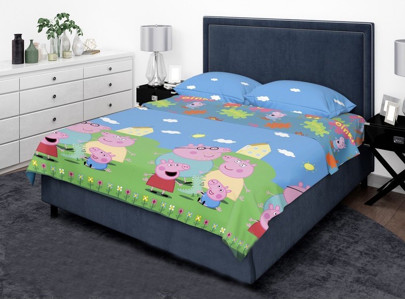 

Постельное белье MirSon 17-0507 Peppa King Size италия, бязь