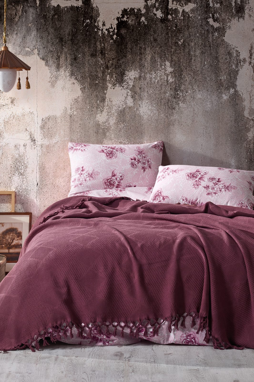

Покрывало Cotton Box Diva Dreams 07 220х240 см (+ простынь 240х260 см) турция, пике
