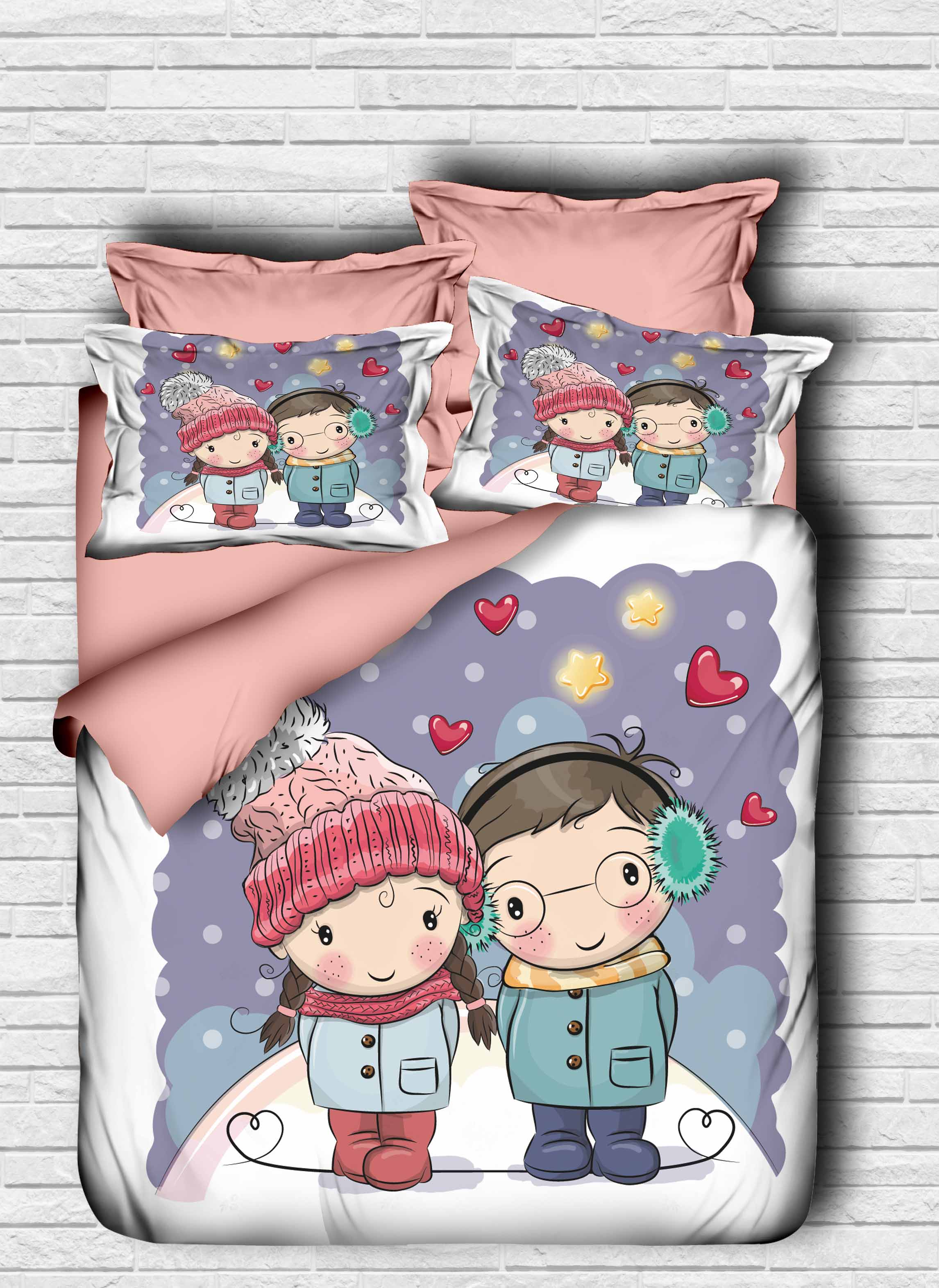 

Постельное белье LightHouse Love Is Евро турция, ранфорс