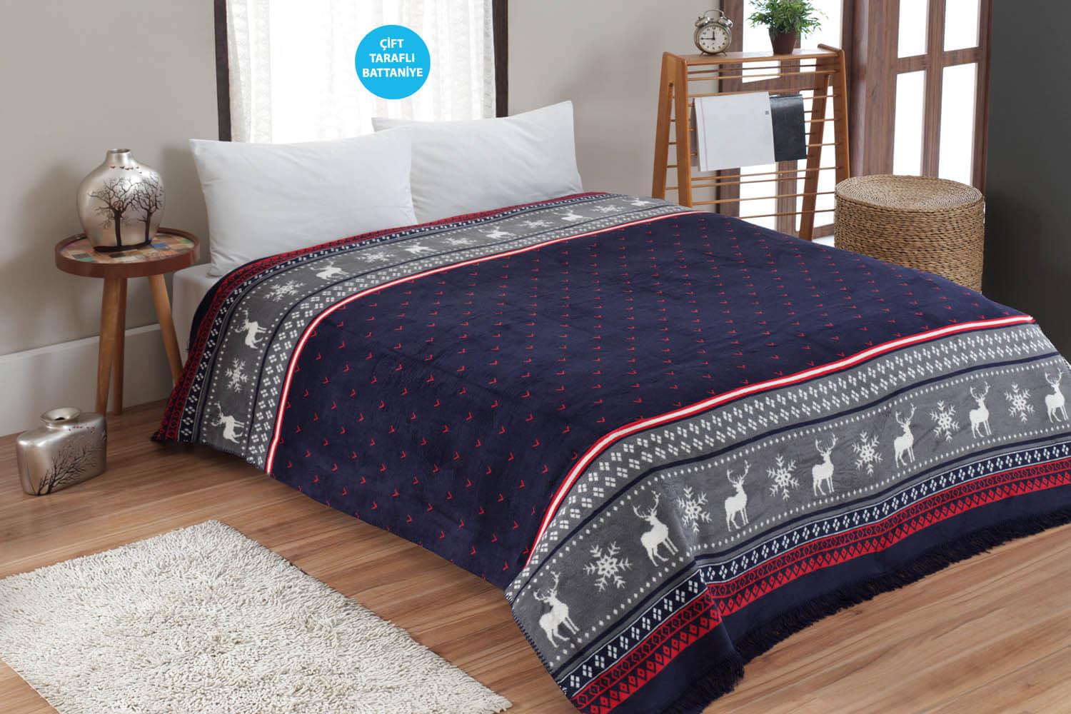 

Плед Cotton Box Diva Nublado Blue 180х220 см турция, хлопок + акрил