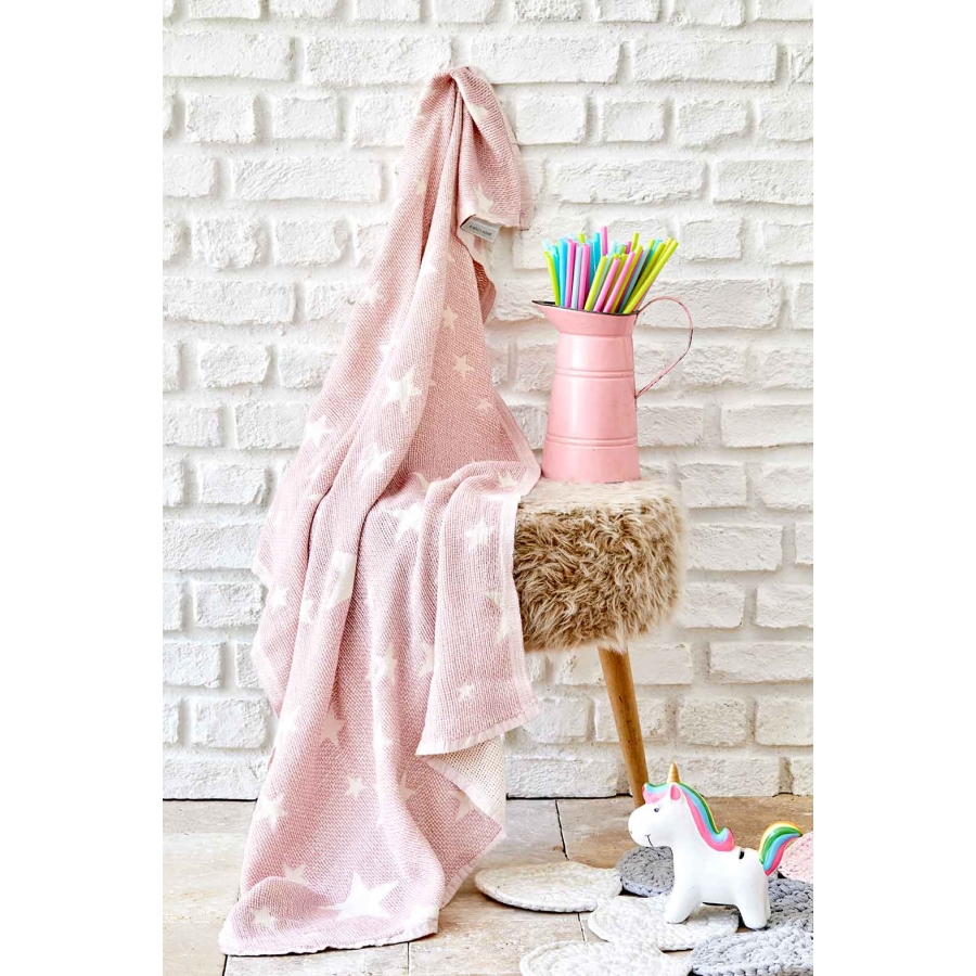 

Покрывало Karaca Home Baby star pembe Розовый турция, хлопок