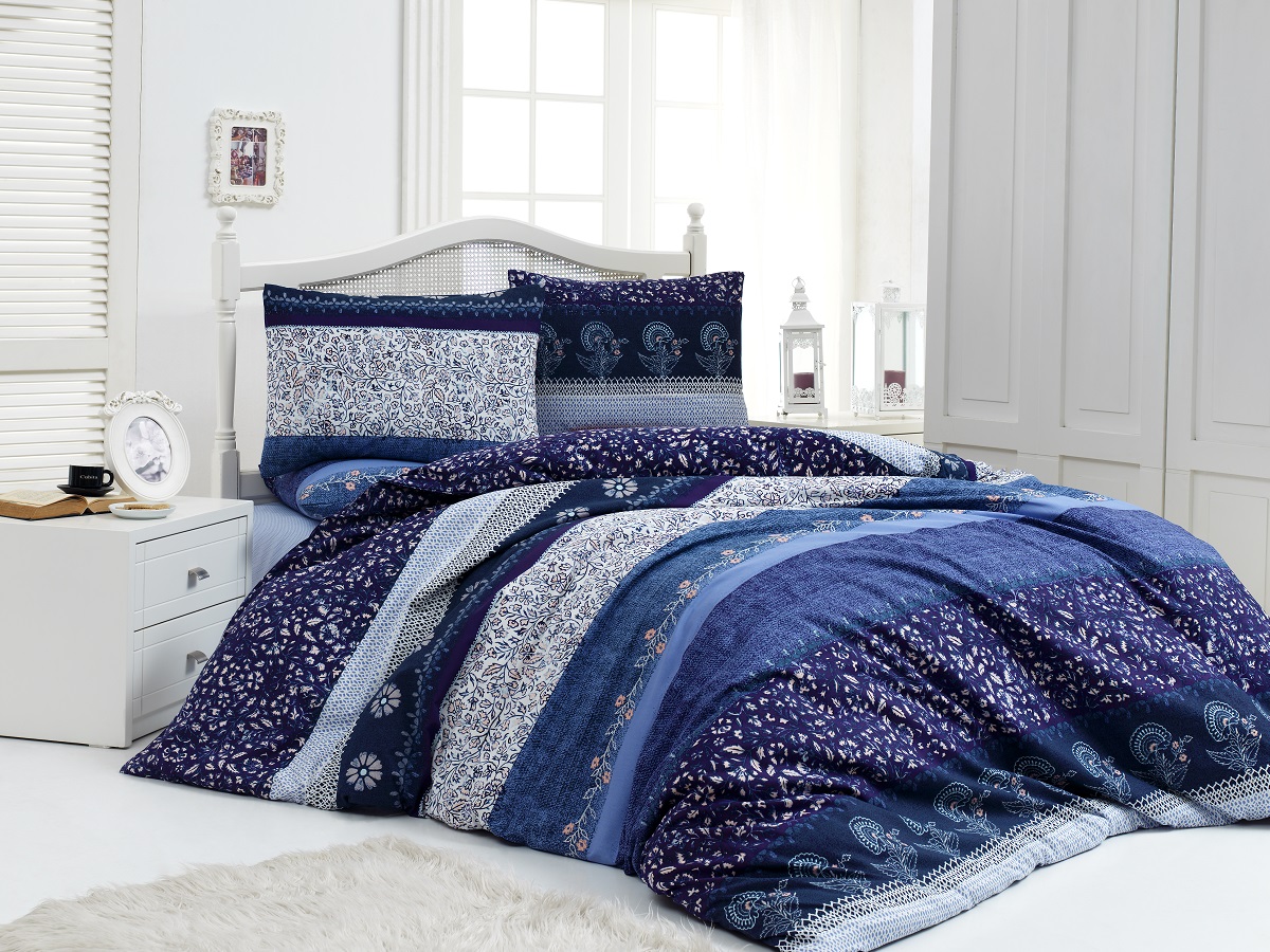 

Постельное белье LightHouse NIGHT BLUE Евро турция, бязь