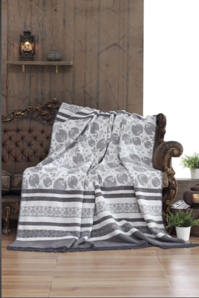 

Плед Cotton Box Diva Nilufer 180х220 см турция, хлопок + акрил