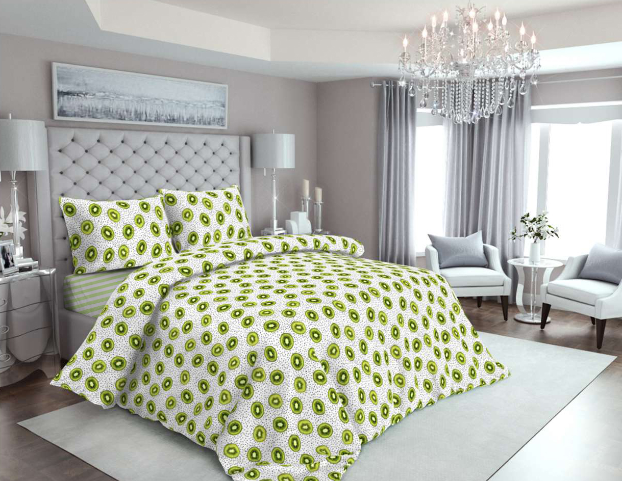 

Постельное белье MirSon 17-0523 Kiwi King Size италия, бязь