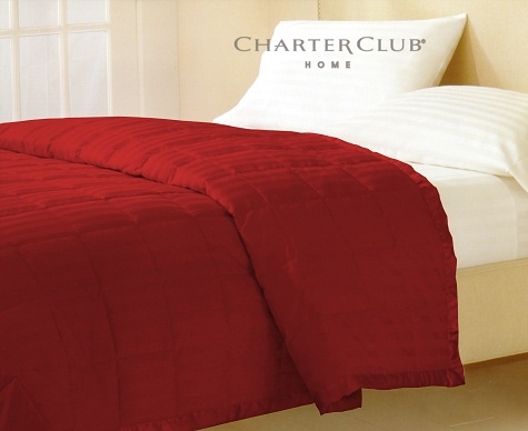 

Одеяло Homeline Charter Club Красное 229х234 см украина, сатин