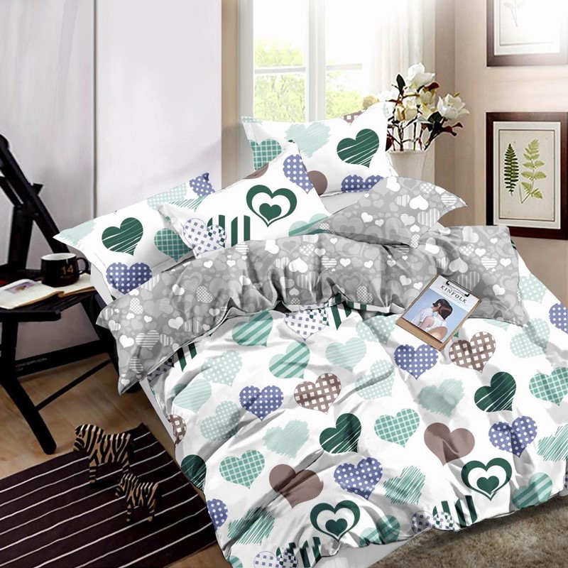 

Постельное белье MirSon 17-0533 Hearts King Size италия, бязь