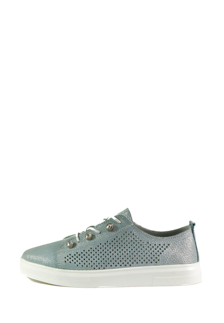 

Мокасины женские Allshoes 18688-1K серебряные (37)