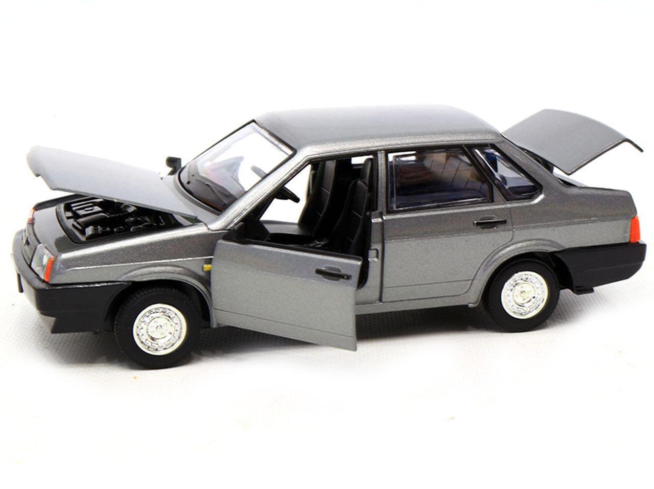 

Машина металлическая Автопром ВАЗ-21099 Lada инерционная 21099 серая