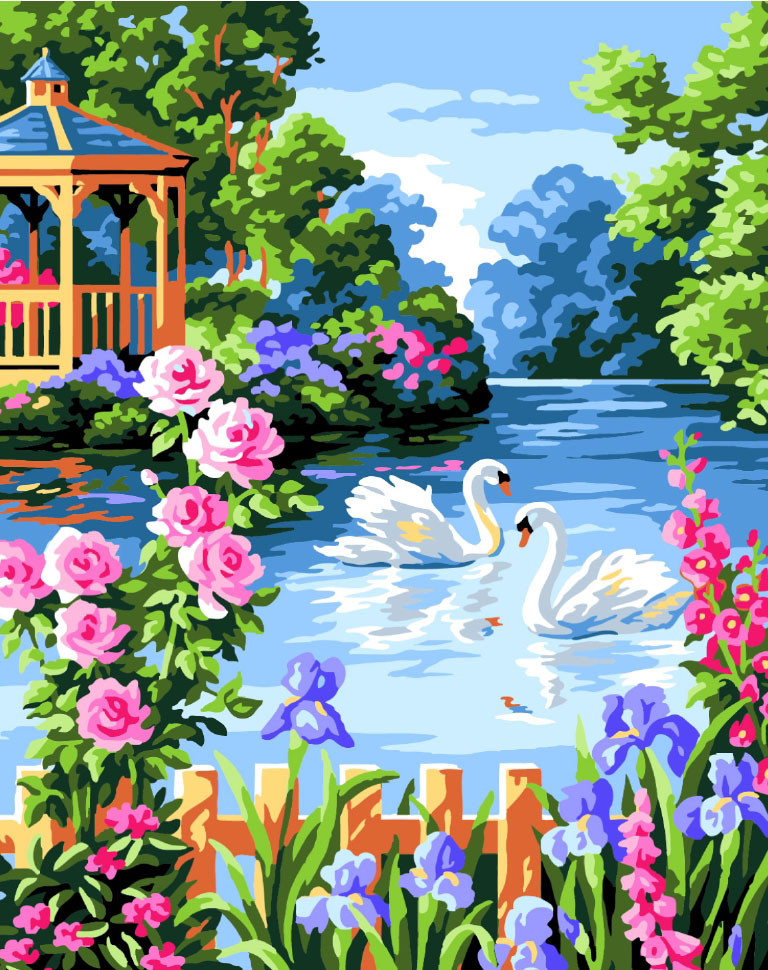 

Картина по номерам Bookopt Лебединое озеро 50х40 см (bk_1328) (2252531455011)