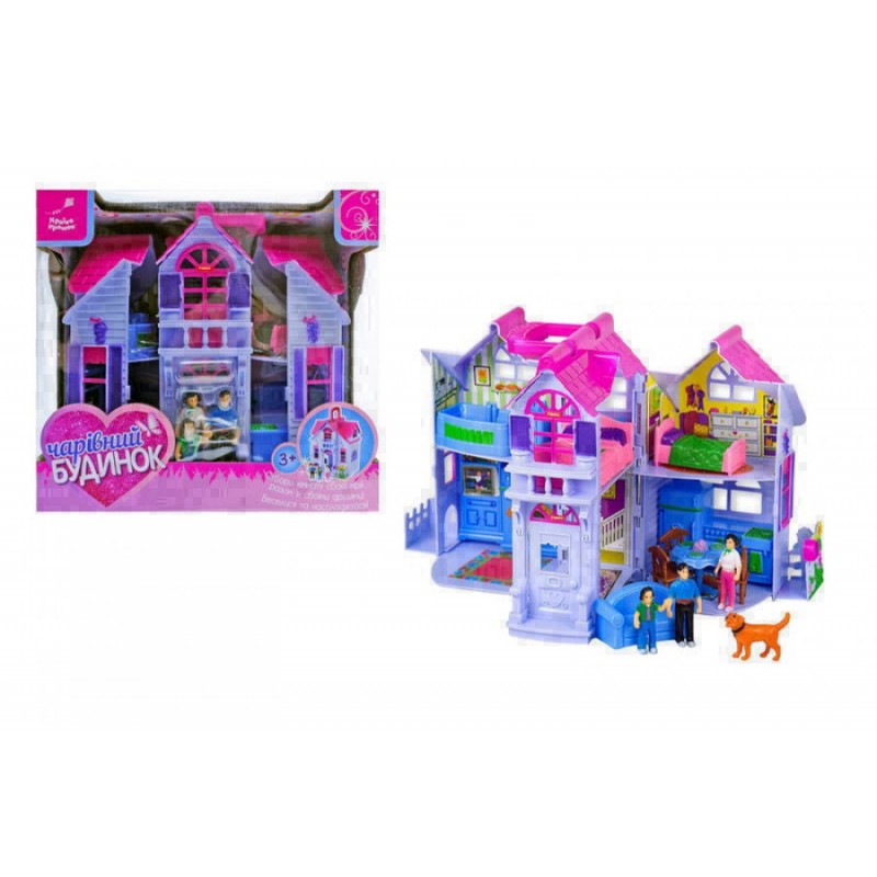 

Кукольный домик A-Toys PL519-0801 с мебелью, раскладной, 2 этажа (bc-337808)