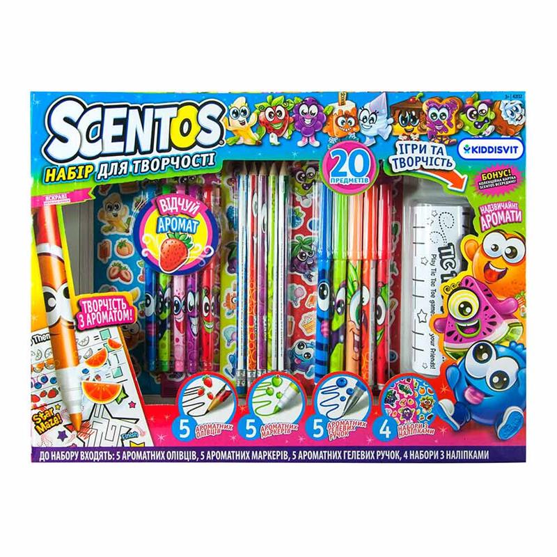 

Ароматний набір для творчості Kiddisvit Scentos ФРУКТОМАНІЯ (bc-340509)