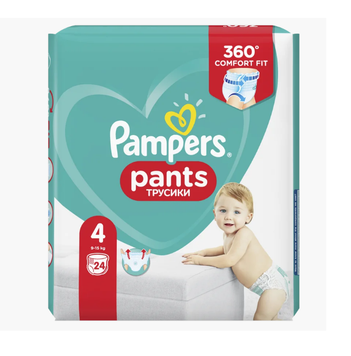 

Підгузники-трусики Pampers Pants Maxi 4 9-15 кг (bc-344017)