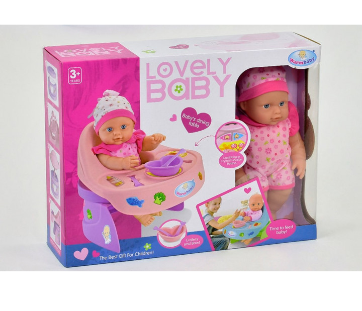 

Пупс FunToy WZJ019-1-2 з стільчиком для годування (bc-343675)