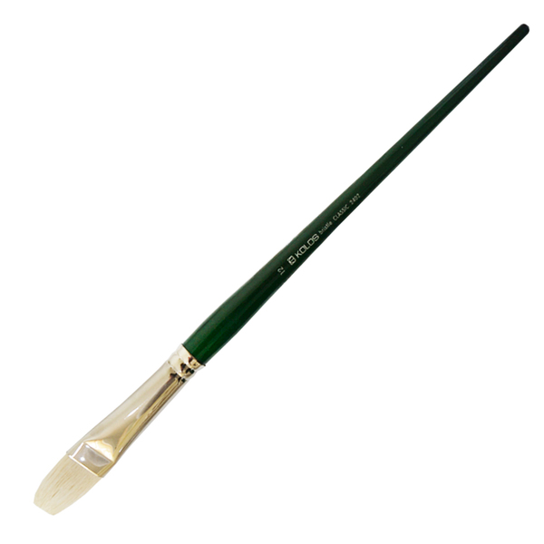 

Щетина плоская, Classic 2402F, №12, д.р. кисть KOLOS (4224020F12)
