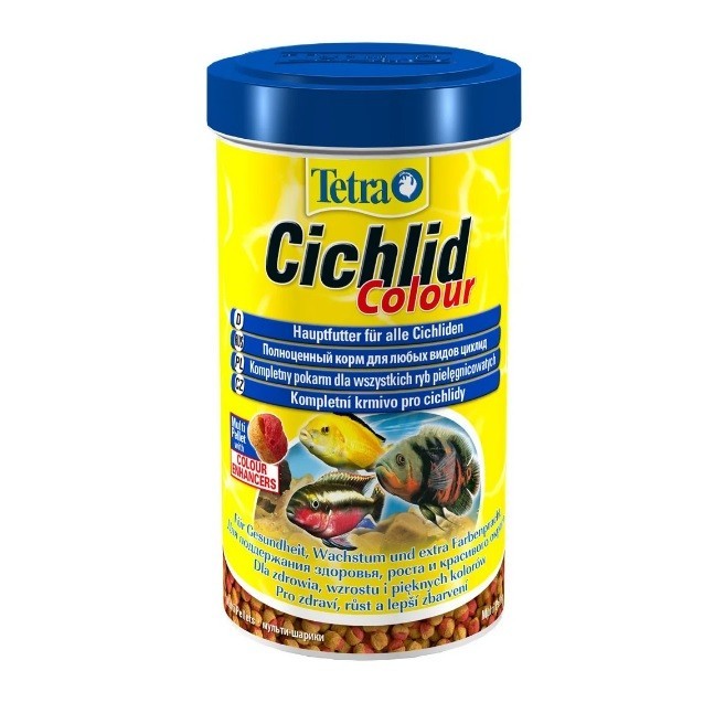 

Корм Tetra Cichlid Colour для аквариумных рыб в гранулах 500 мл