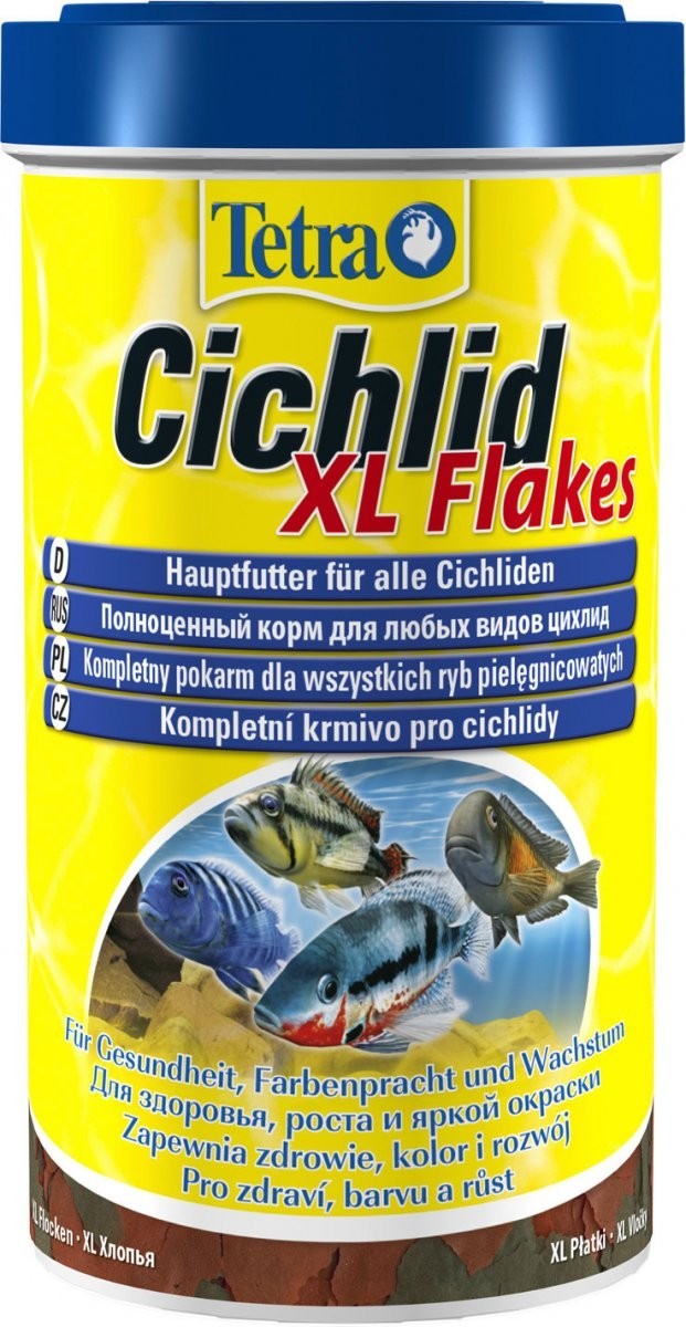 

Корм Tetra Cichlid XL Flakes для аквариумных рыб в хлопьях 500 мл