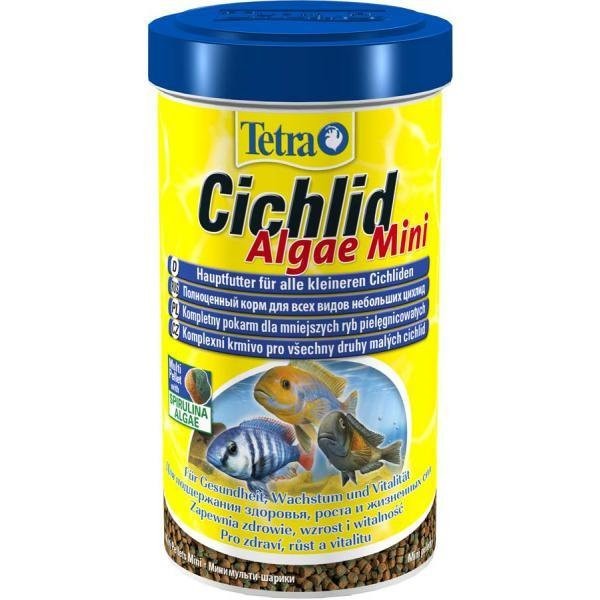 

Корм Tetra Cichlid Algae Mini для аквариумных рыб в гранулах 500 мл