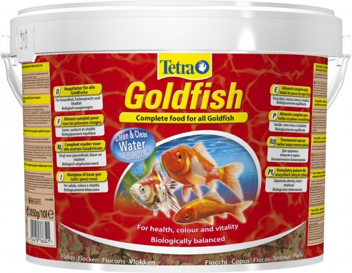 

Корм Tetra Goldfish для золотых рыбок в хлопьях 10 л