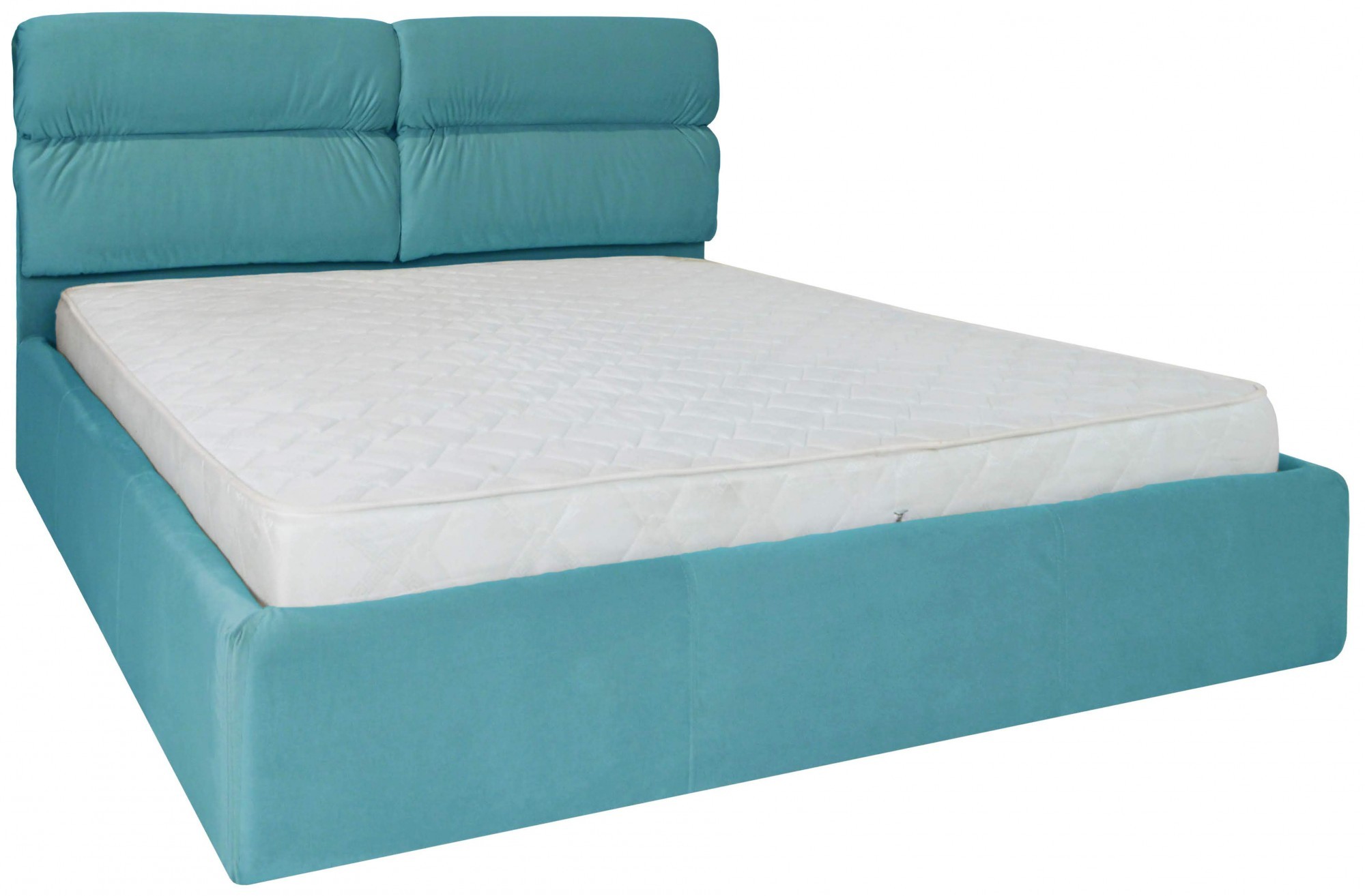 

Кровать Oxford VIP 140 х 190 см Missoni 014 С дополнительной металлической цельносварной рамой Голубая