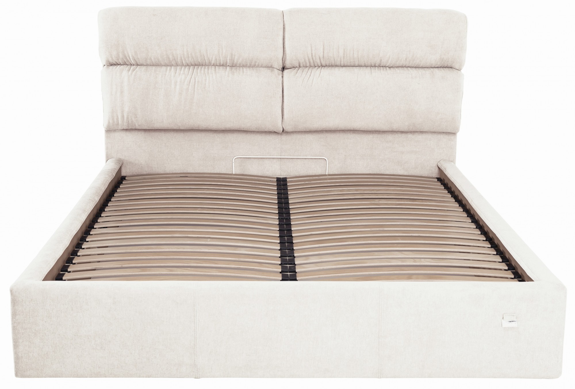 

Кровать Oxford VIP 120 х 190 см Мисти Milk С дополнительной металлической цельносварной рамой Бежевая