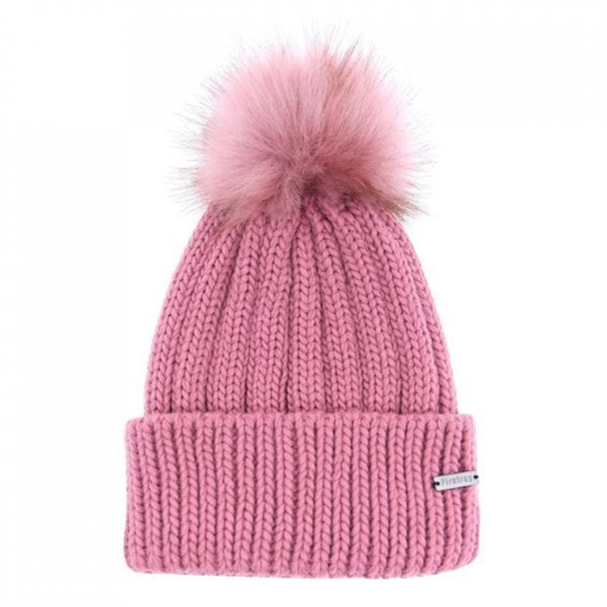 

Головной убор Firetrap Cable Knit Hat Pink, Женский