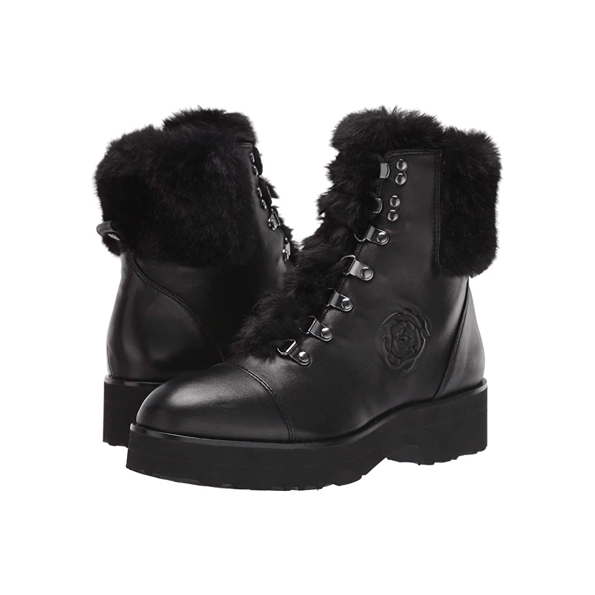 

Ботинки Taryn Rose Veronica Black Nappa/Faux Fur, 35 (220 мм)