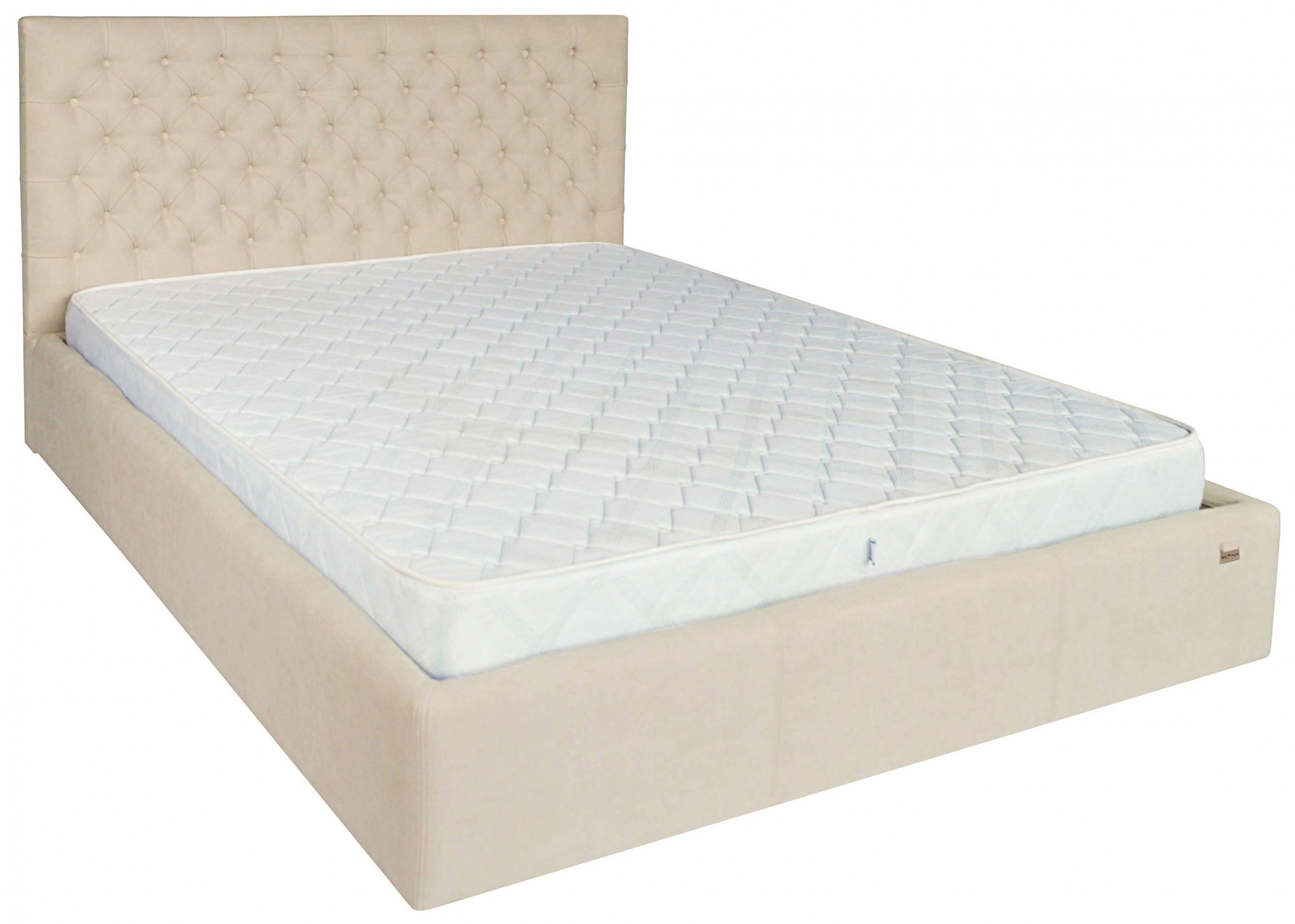 

Кровать Двуспальная Cambridge VIP 180 х 190 см Мисти Milk A1 С дополнительной металлической цельносварной рамой Бежевая