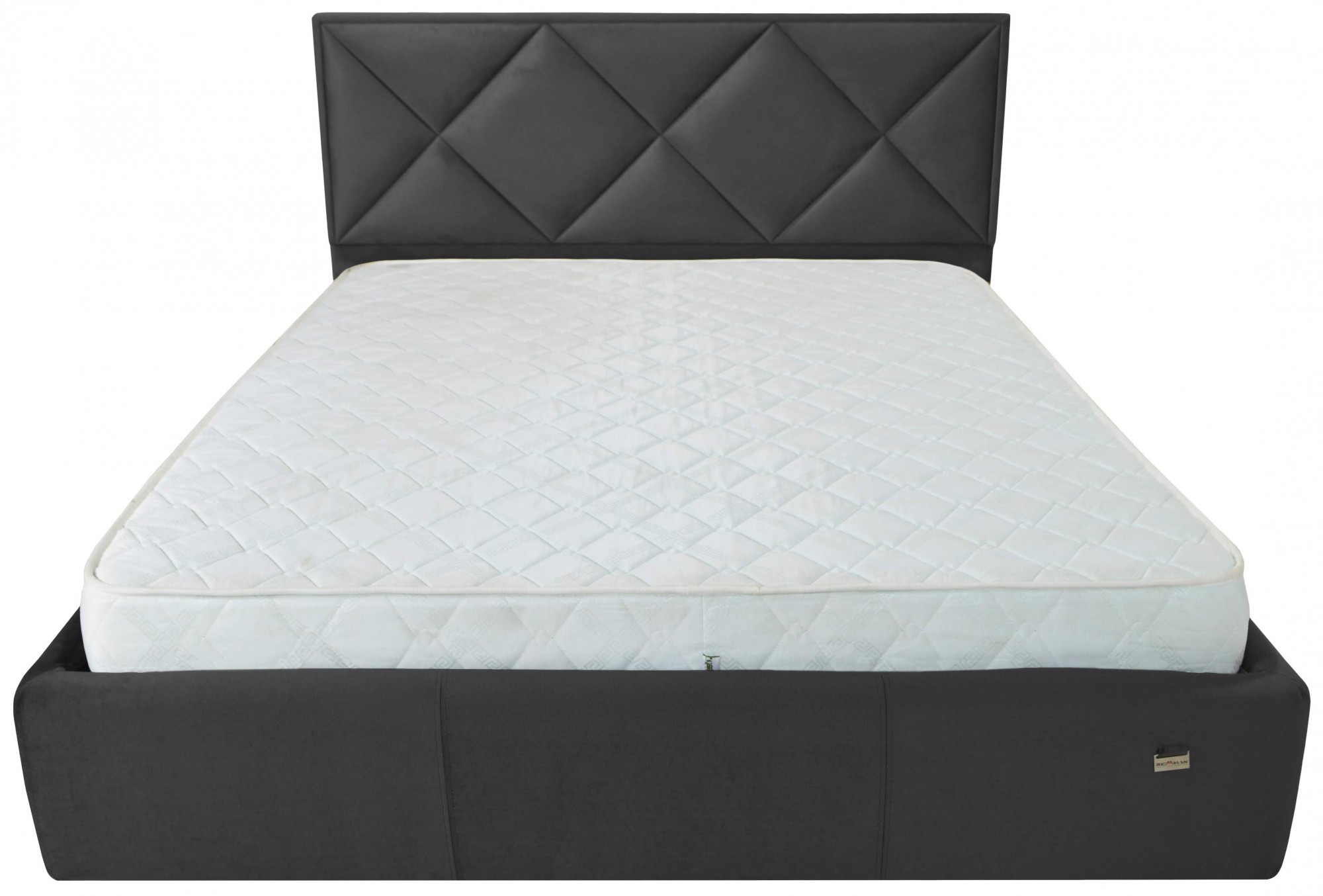 

Кровать Двуспальная Leeds VIP 180 х 200 см Missoni 009 С дополнительной металлической цельносварной рамой Темно-серая