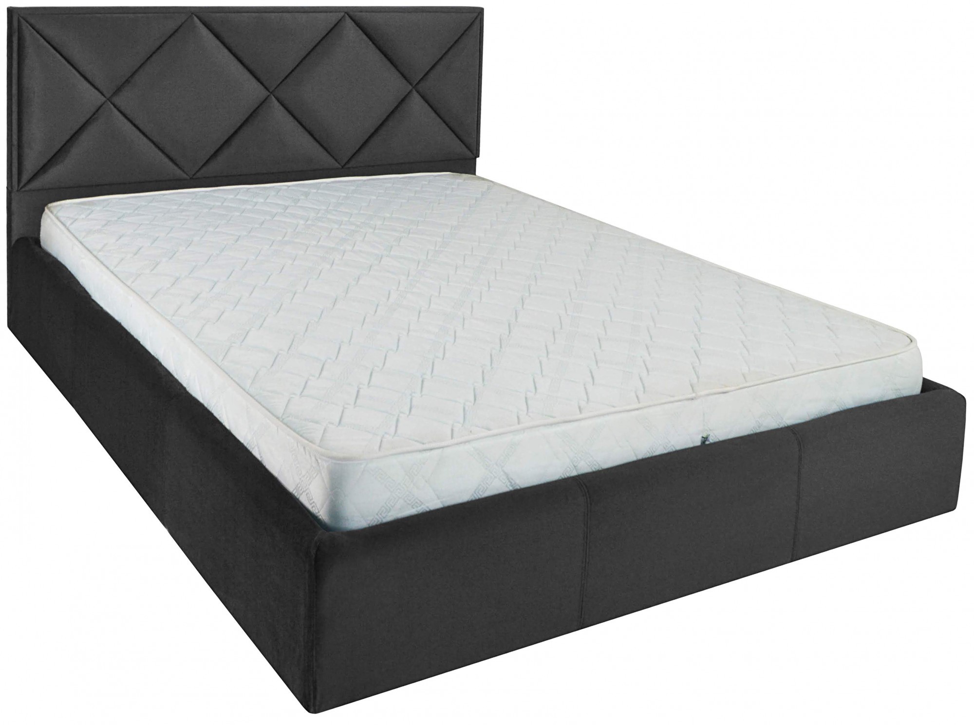 

Кровать Двуспальная Leeds VIP 160 х 190 см Missoni 009 С дополнительной металлической цельносварной рамой Темно-серая