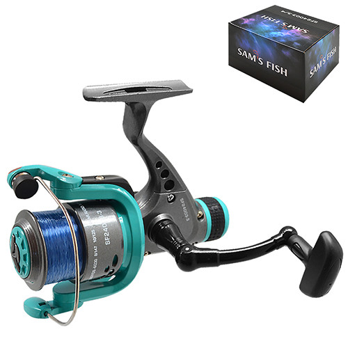 

Катушка 6000 3bb задний фрикцион с леской и с графитовой шпулей SF24003-6 Sams Fish