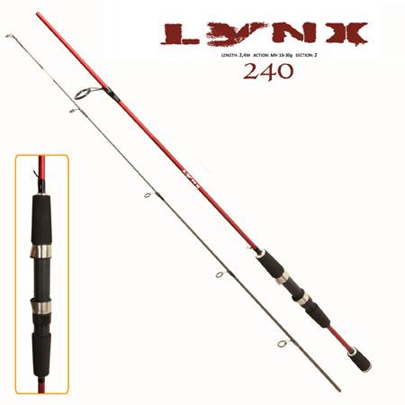 

Спиннинг штекерный "Lynx" 2.4м 10-30г 2к FF23632