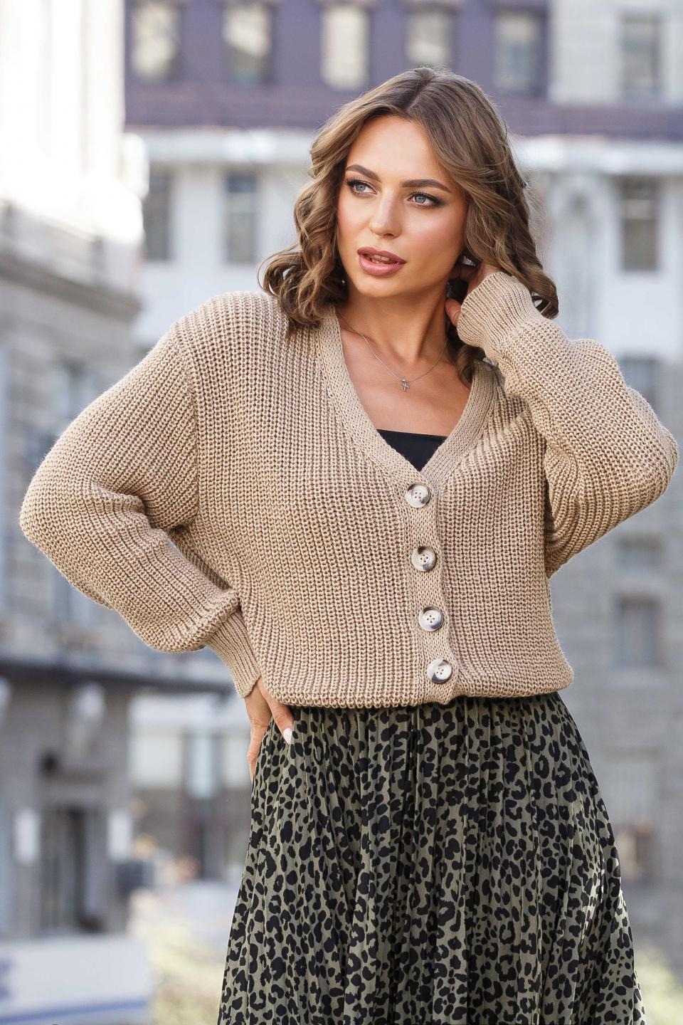 

Fashions • Кофта женская Ненси Fashions - бежевый (3226-гу, Fashions • Кофта женская Ненси Fashions 44-52 бежевый (3226-гу)