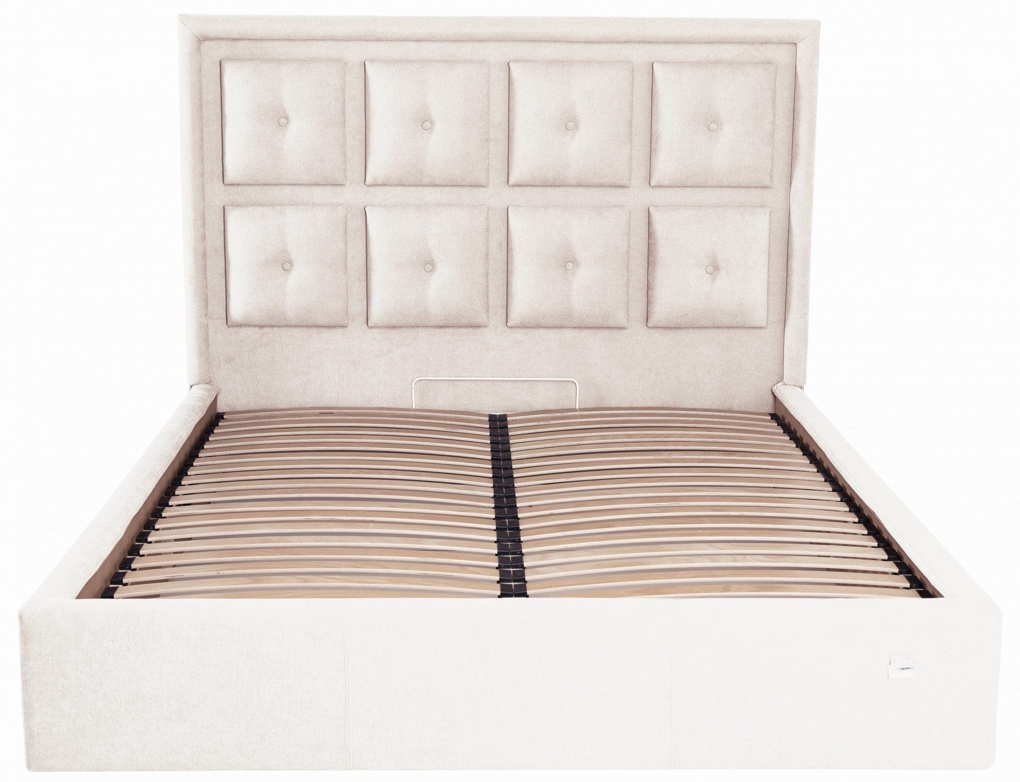 

Кровать Двуспальная Windsor VIP 180 х 200 см Мисти Milk С дополнительной металлической цельносварной рамой Бежевая