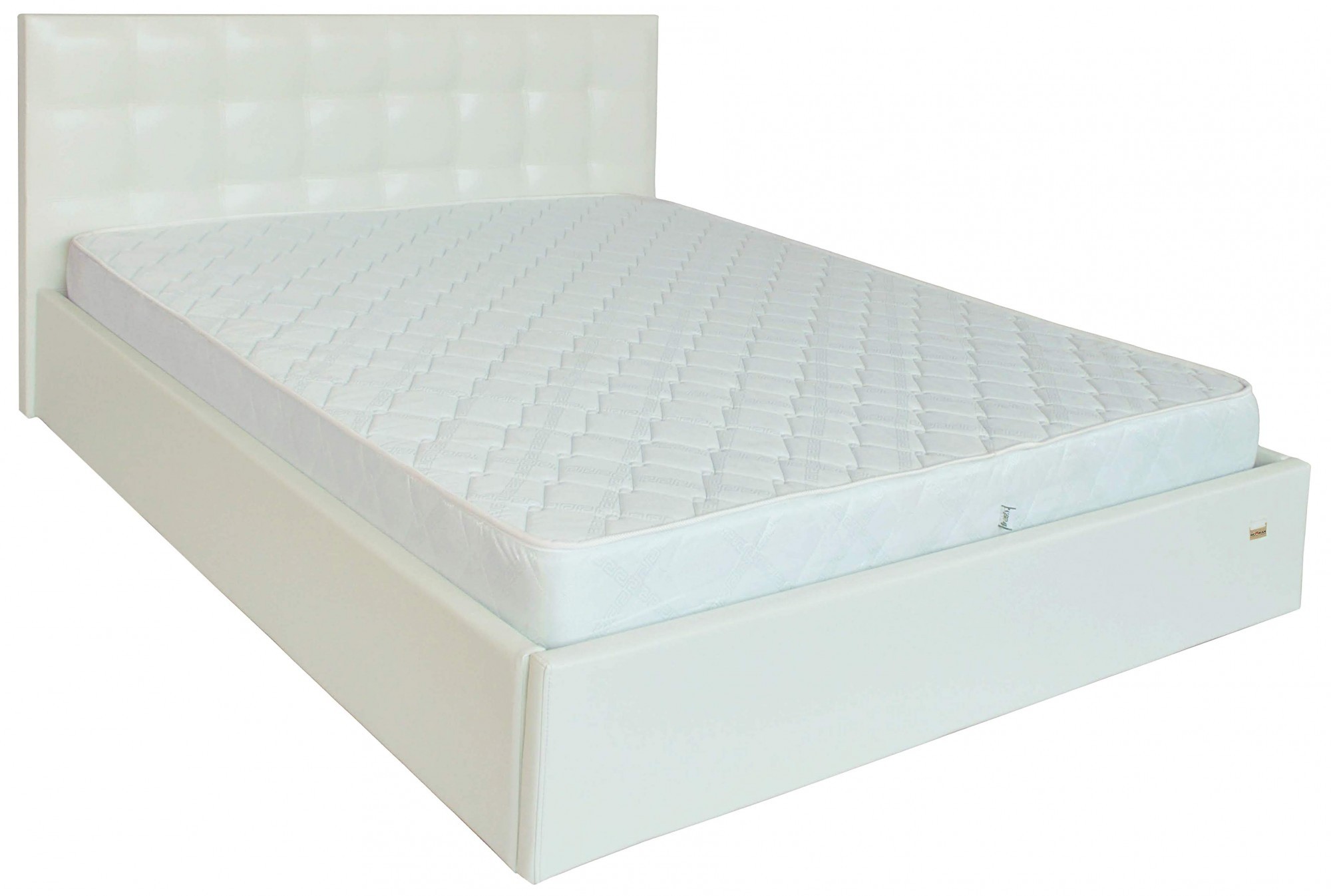 

Кровать Chester VIP 140 х 190 см Лаки White С дополнительной металлической цельносварной рамой Белая