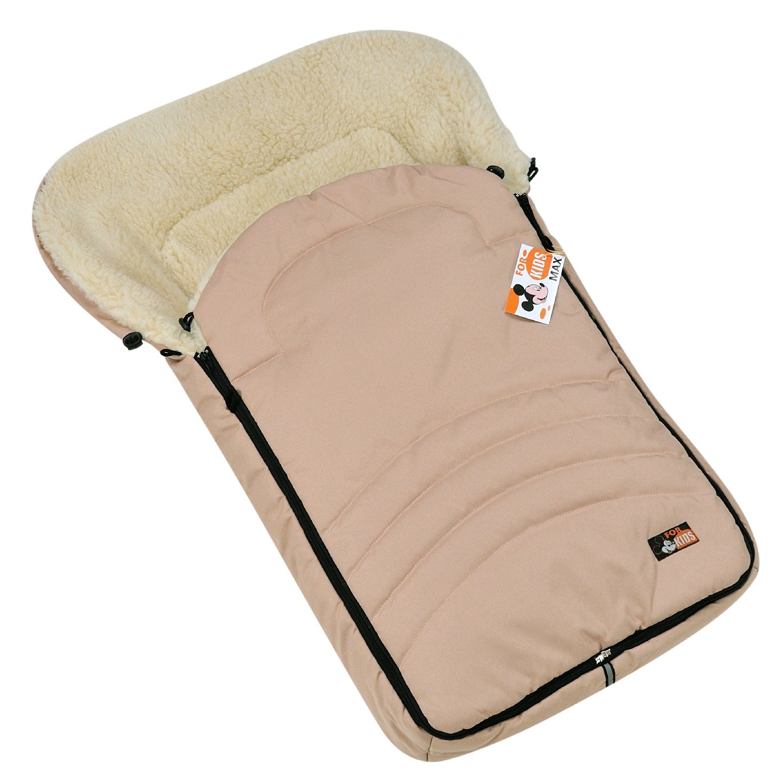 

Конверт-чехол в коляску For Kids Maxi бежевый