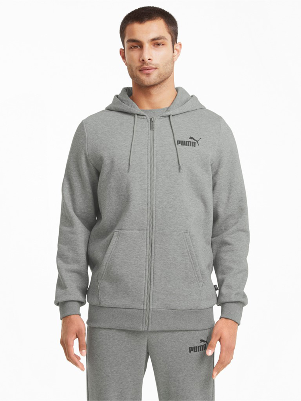 

Спортивная кофта Puma ESS Small Logo FZ Hoodie 58670203  Серая, Спортивная кофта Puma ESS Small Logo FZ Hoodie 58670203 XL Серая