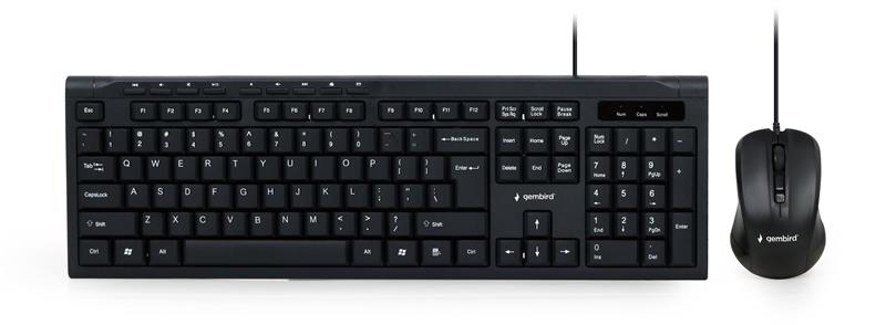 

Комплект (клавиатура, мышь) Gembird KBS-UM-03-UA Black USB