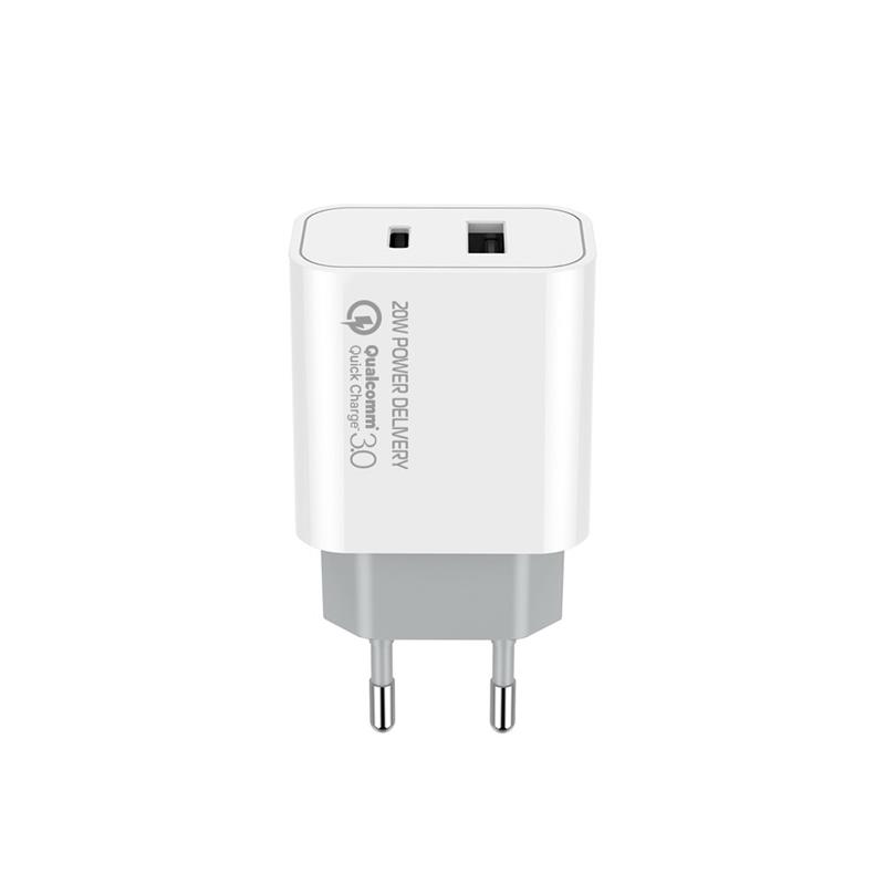 

Сетевое зарядное устройство ColorWay (1USB Type-C PDx3A;1USBx4A) White (CW-CHS025QPD-WT)