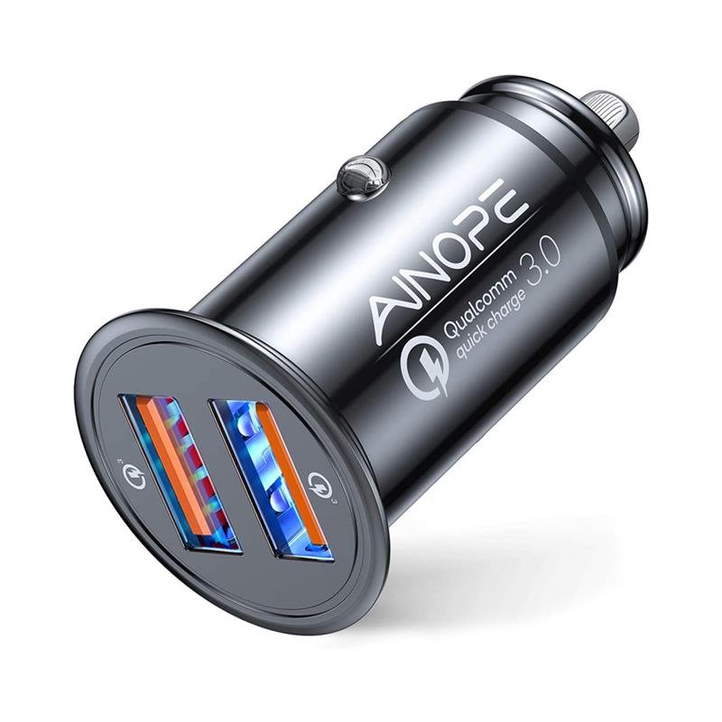 

Автомобильное зарядное устройство Ainope (2USB 3А) 36W QC3.0 Black (AV829-black)