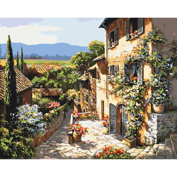 

Картина для рисования по номерам Идейка "Пейзажи Тосканы" 40*50см KHO2232-RY