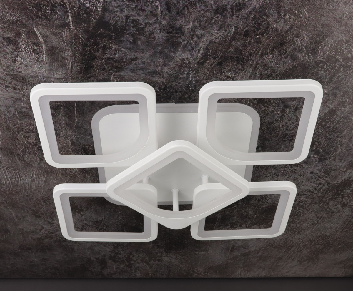 

Люстра Sunnysky потолочная Led с пультом Белый 11х40х40 см YR-A2281/4+1S-RGB-wh-YV