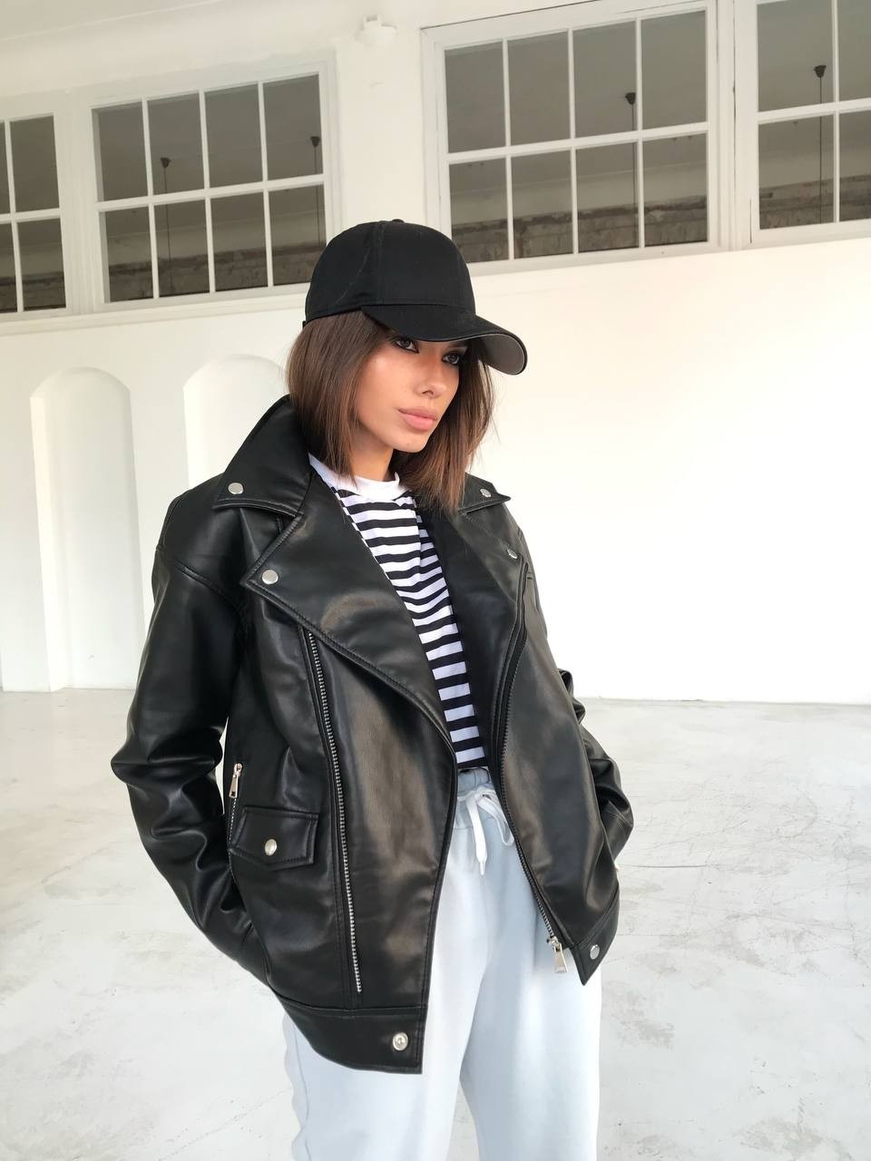 

Косуха oversize высококачественная экокожа Onel XXL